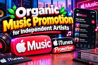 organic music promotion for independent artists apple music itunes promotion