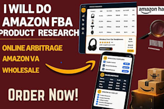 amazon fba online arbitage product research product listing amazon va wholesale