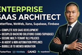 build flutterflow app weweb xano backend supabase flutterflow developer