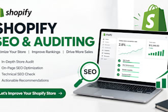 shopify SEO, store audit, and optimization