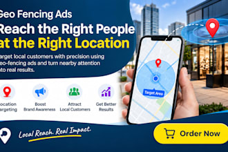 set up geofencing ads, cbd ads, real estate ads and local business ads