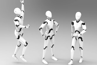sculpt 3d printable articulated human mannequin, movable joint, human figure,bjd