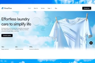 design cleaning website for business