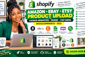 amazon ebay etsy product upload catalog migration image CSV data woocommerce SEO