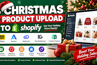 upload christmas products to shopify from bigbuy avasam appscenic brandsgateway