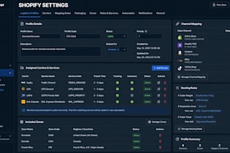setup shopify shipping profile payment gateway and tax settings for holiday sale