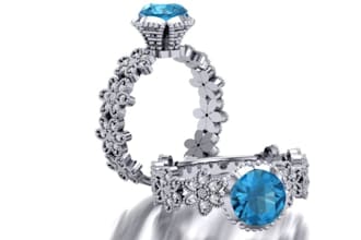3d ring cad design solitaire diamond engagement ring jewelry modeling 3dm stl