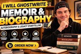 ghostwrite memoir book biography autobiography legacy storytelling
