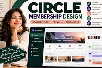 build your circle so membership ocmmunity with branded spaces and onboarding