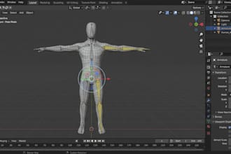 rig second life mesh avatars with blender rigging and weight painting