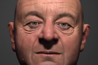 realistic 3d human head models digital doubles lifelike character sculpting ue5