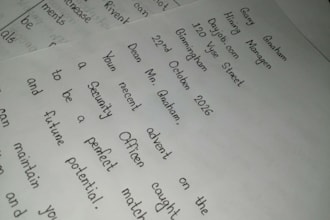 write anything with my beautiful handwriting