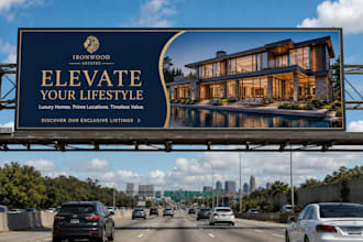 design billboard, yard sign, outdoor banner and business signage