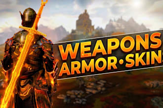 create custom skyrim and fallout mods, weapons, armor, assets, and skins