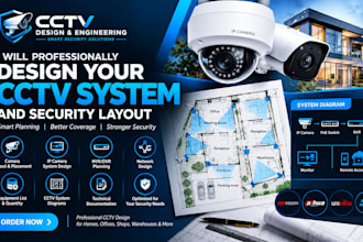 design your cctv camera system and security layout