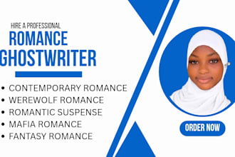 ghostwrite romance fiction werewolf mafia fantasy suspense stories