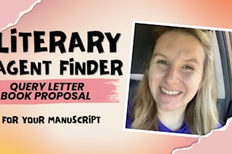 prepare your query letter, synopsis, book proposal  book sample for submission