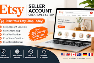 create etsy seller account, etsy account creation for any country etsy listing