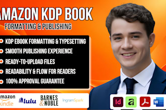 do book formatting, kdp book publishing, paper back, kindle ebook formatting