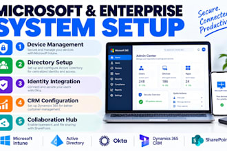 setup microsoft intune active directory okta dynamics 365 crm sharepoint admin