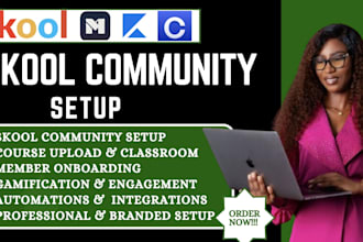 skool community setup skool community manager skool course creation skool setup