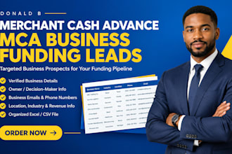 build a targeted mca leads and business funding leads