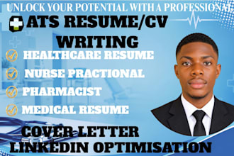 write ats resume for medical, healthcare, doctor and nursing practitioners