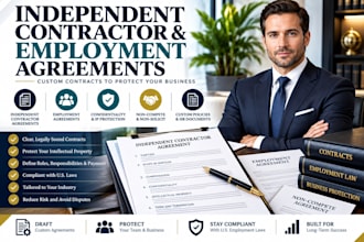 draft independent contractor and employment agreements