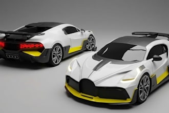 do custom 3d car modeling automotive vehicle design for games and 3d printing