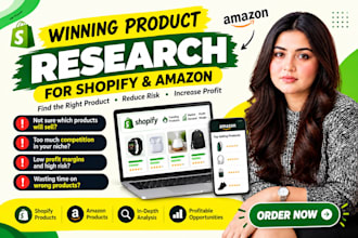 do shopify winning product research, dropshpping product or amazon product