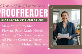 proofread fiction novel, romance, mystery, fantasy, history, sci fi, ya story