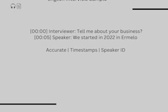 translate and transcribe audio a with timestamps