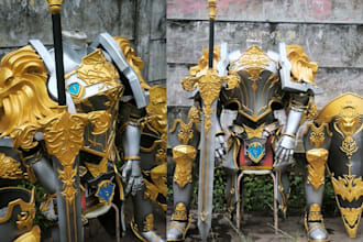 create wearable 3d cosplay creation anime cosplay armor 3d props 3d printing
