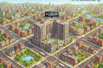 create city zoning maps, urban planning maps, land use maps and district layouts