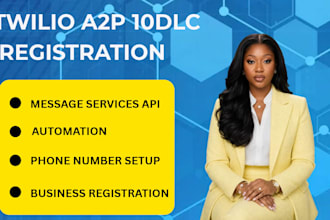 set up twilio a2p 10dlc registration and SMS compliance