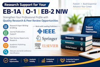 find ieee  springer  elsevier peer review for eb1a o1  eb2 niw