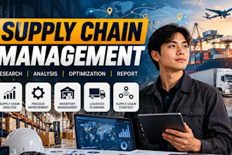 do supply chain analysis and inventory optimization