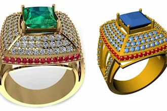 3d jewelry cad engagement rings and wedding bands