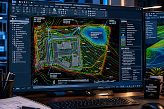 design site grading and drainage plans in autocad civil 3d