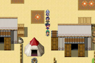 create rpg maker mz,2d top down pixel art mapping,sprite sheet