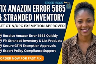 fix amazon brand error 5665, stranded inventory issues and get gtin exemption