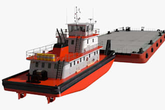 3d boat modeling, hull geometry, yacht, cad marine vessel stl obj in blender
