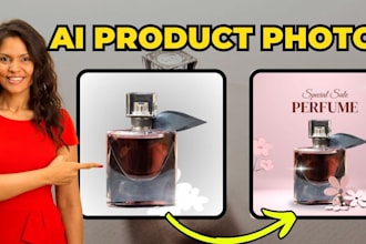 turn your product into realistic ai model photo and ad creative