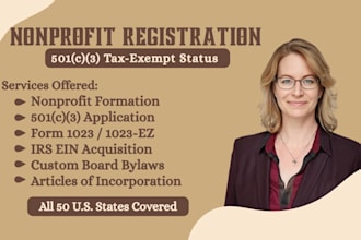 do 501c3 nonprofit registration, tax exempt form 1023ez, bylaws and ein