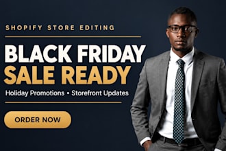 prepare and edit your shopify store for black friday and cyber monday sales