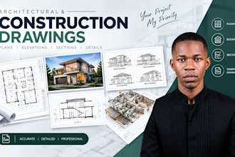 draft structural and construction drawings in autocad