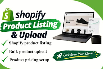 shopify etsy woocommerce product listing bulk upload SEO store optimization