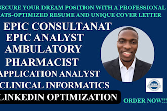 write a professional healthcare, clinical, pharmacy and surgeon resume