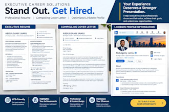write a professional executive resume