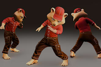 create stylized 3d characters